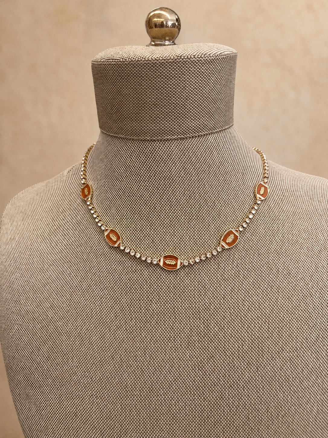 Game Day Rhinestone Necklace