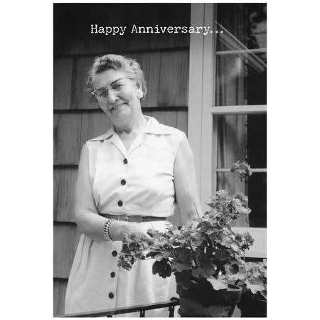 Happy Anniversary of Your 49th Birthday Greeting Card