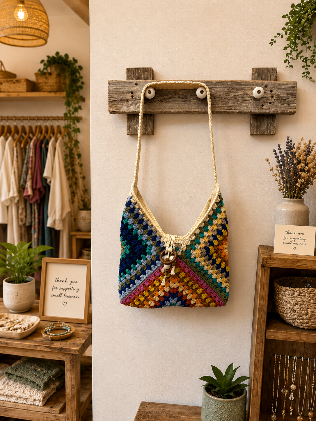 Coastal Crochet Tote