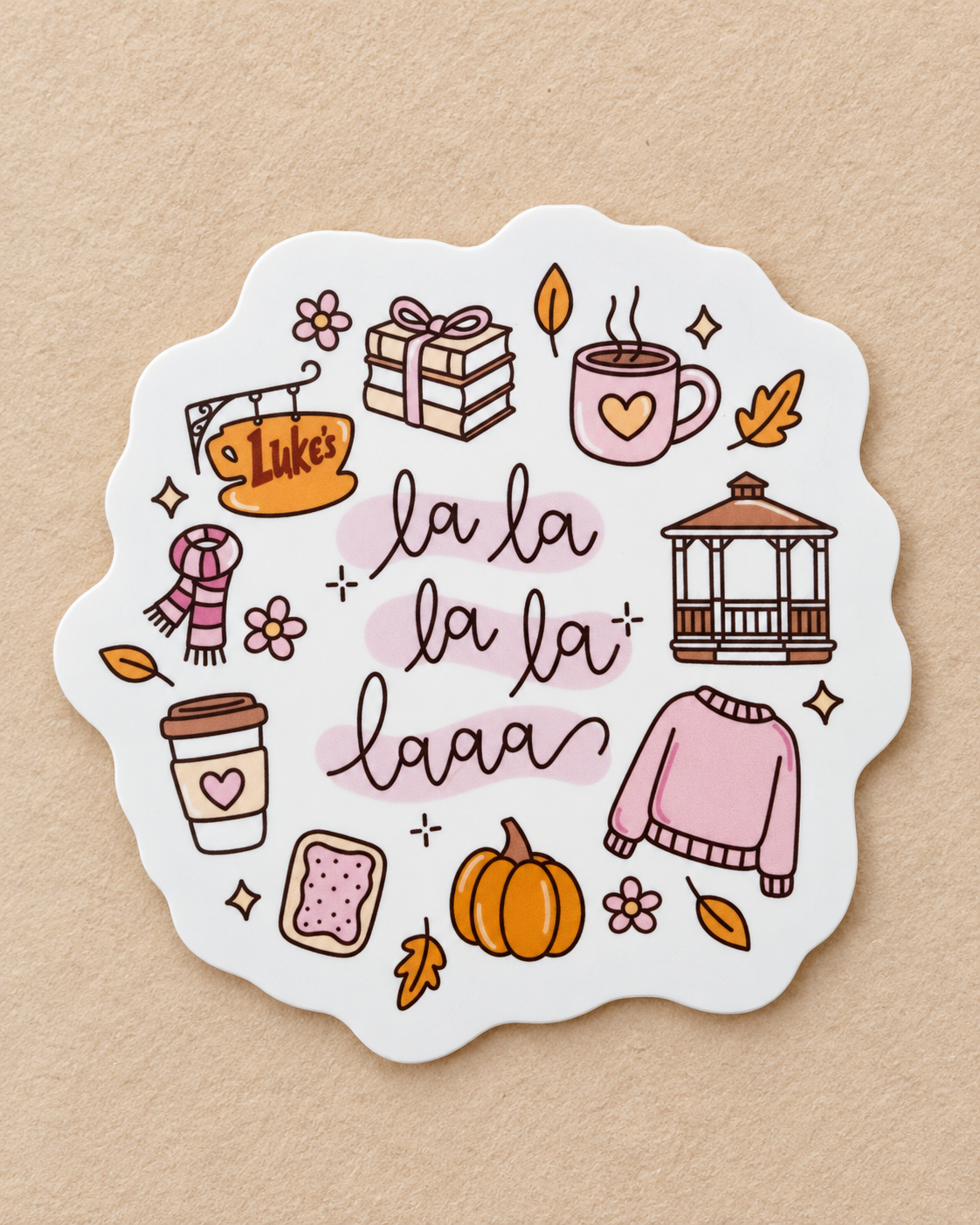 La La La La Laaaaa Gilmore Girls Sticker