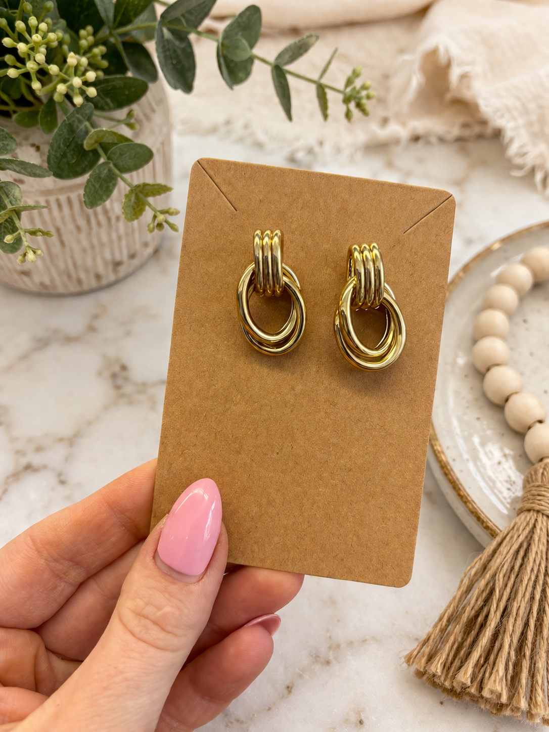 Linked Luxe Hoops