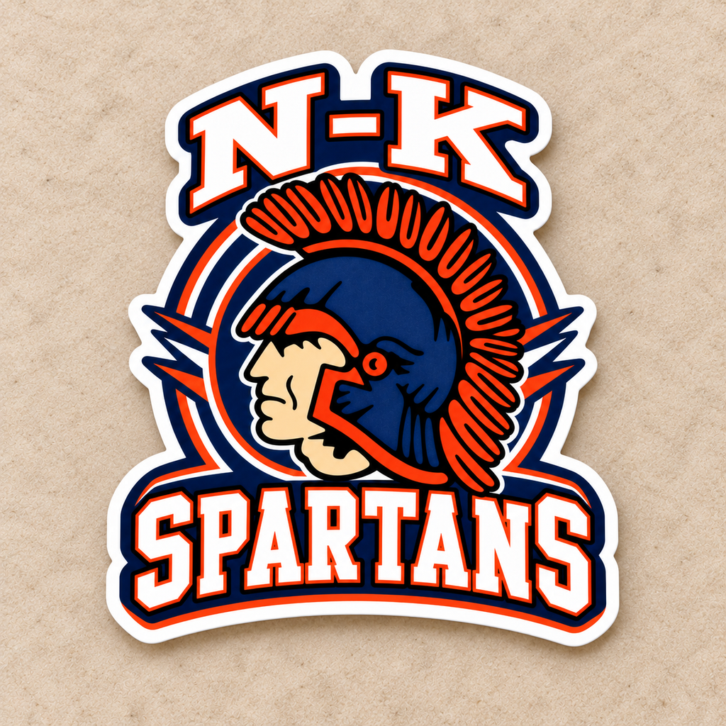 N-K Spartans Magnet