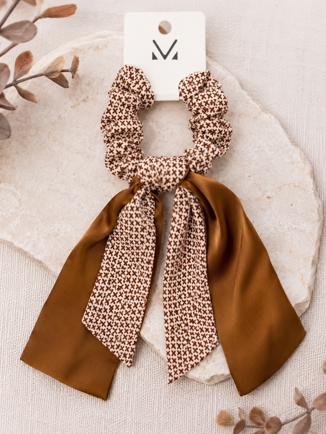 Autum Spice Scarf Scrunchie