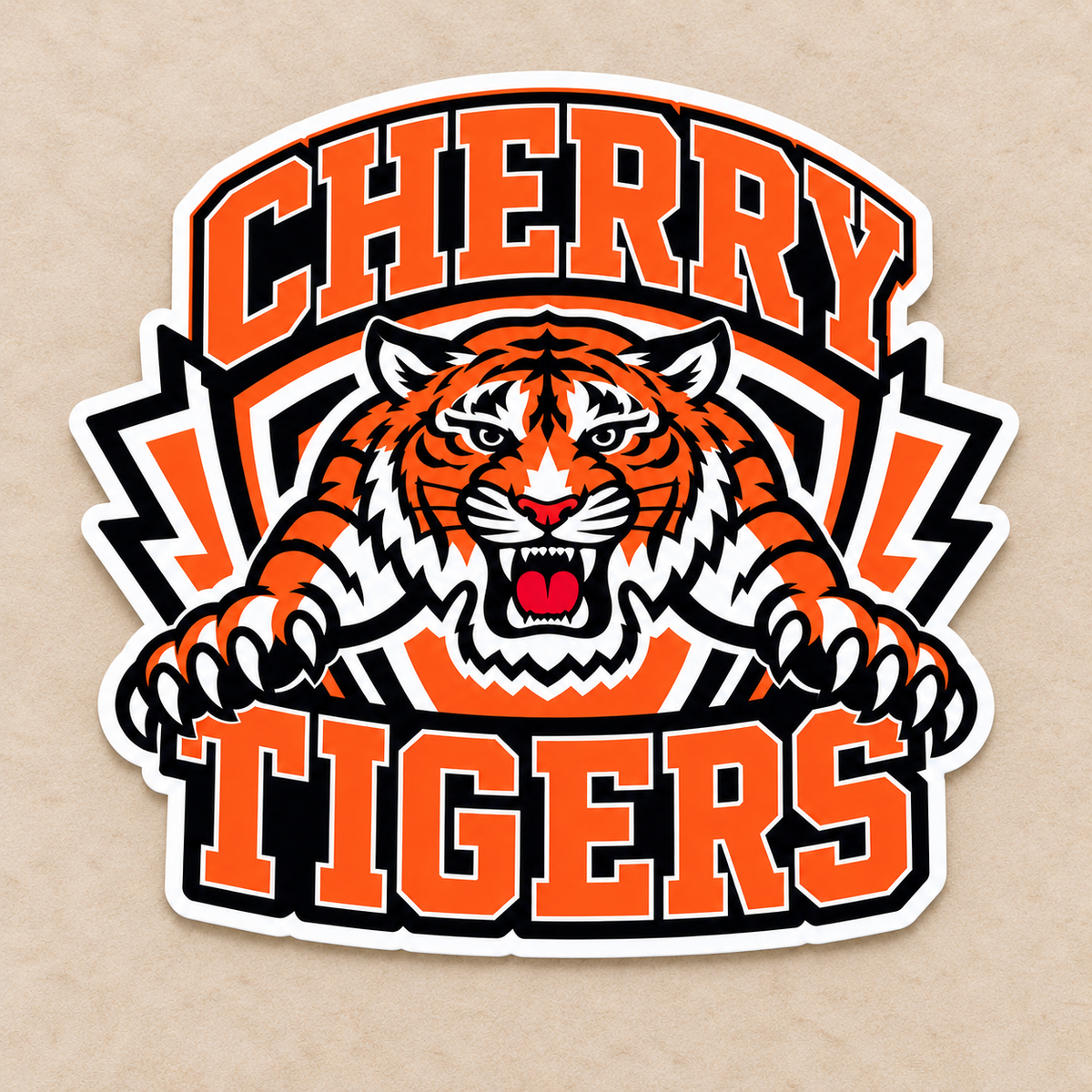 Cherry Tigers Magnet