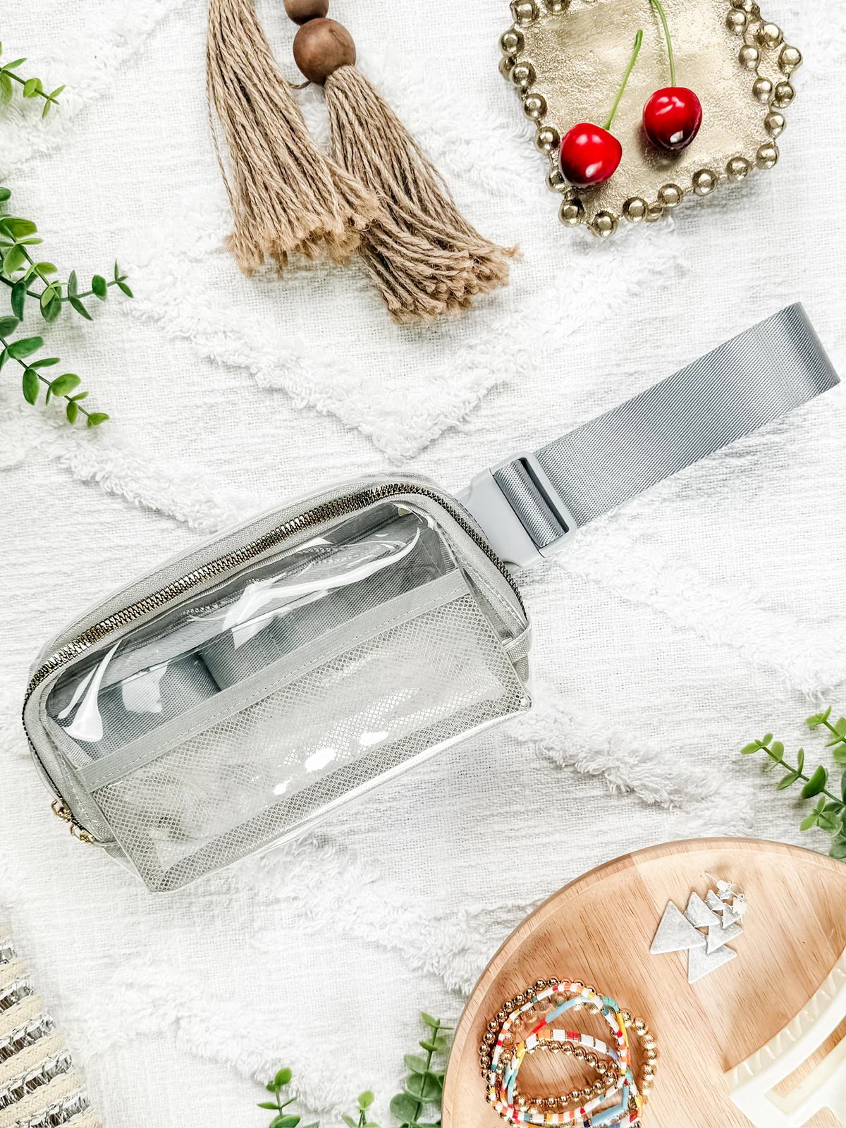 The Fan Clear Belt Bag