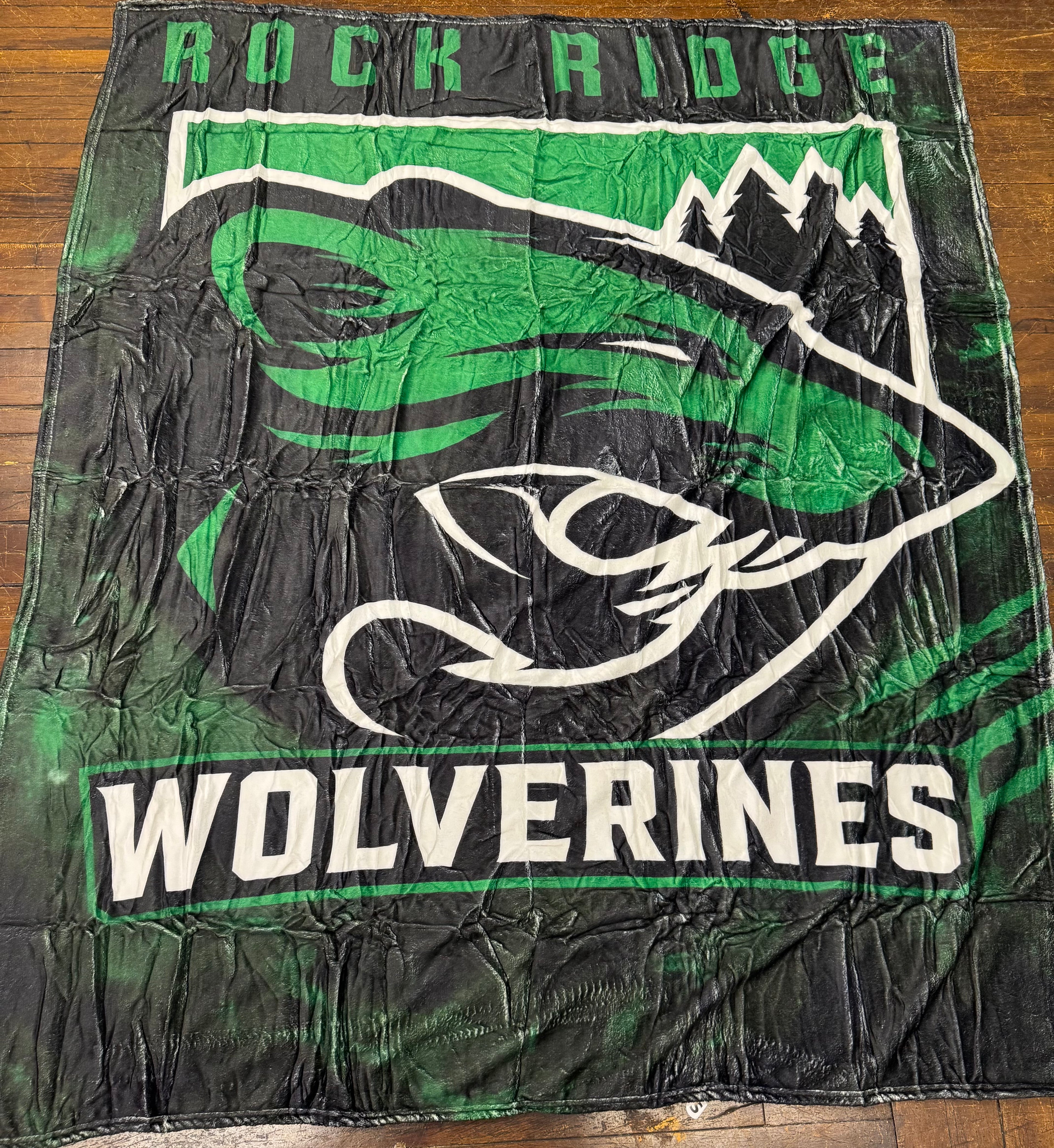 Rock Ridge Wolverines Blanket