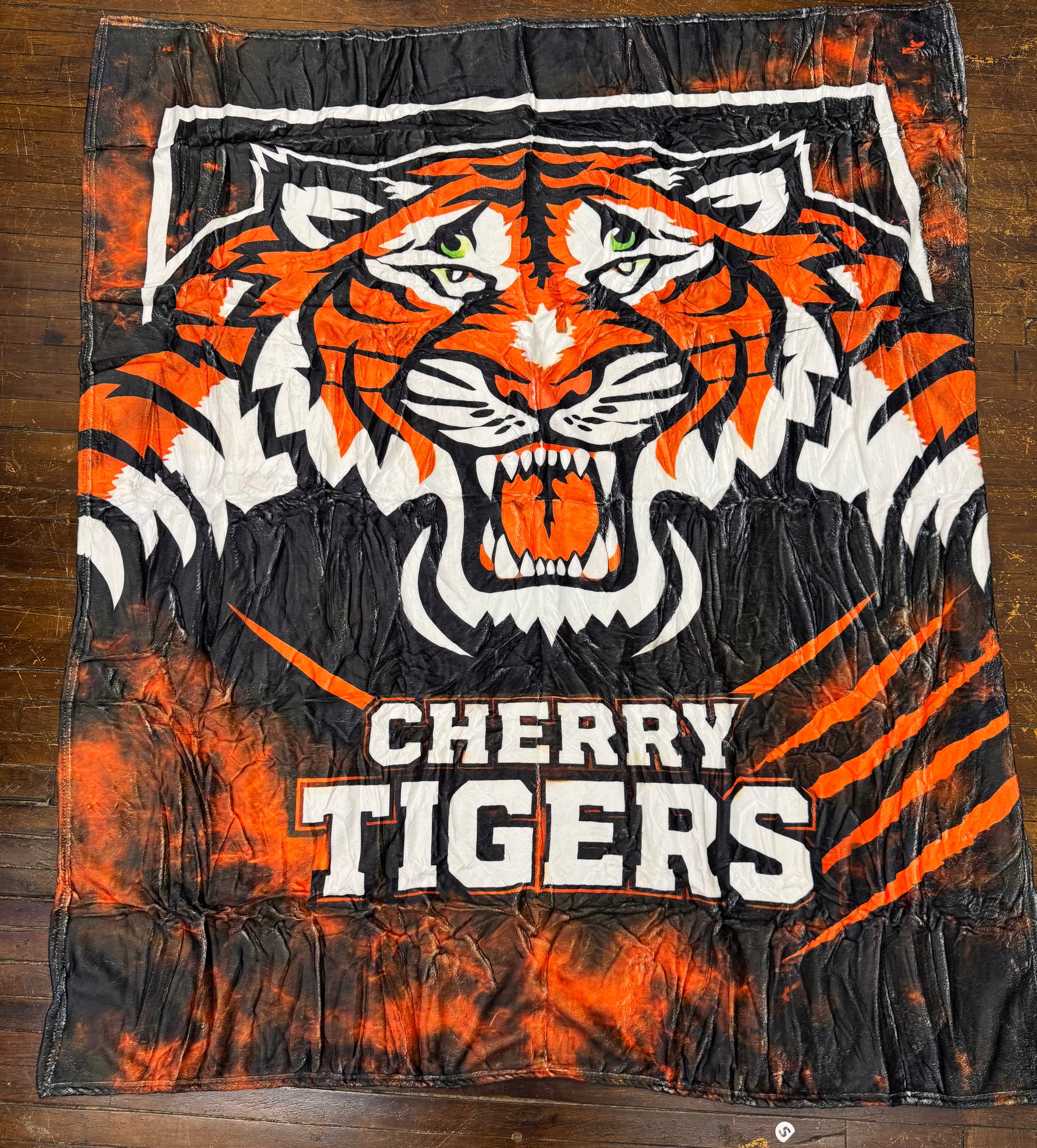 Cherry Tigers Blanket