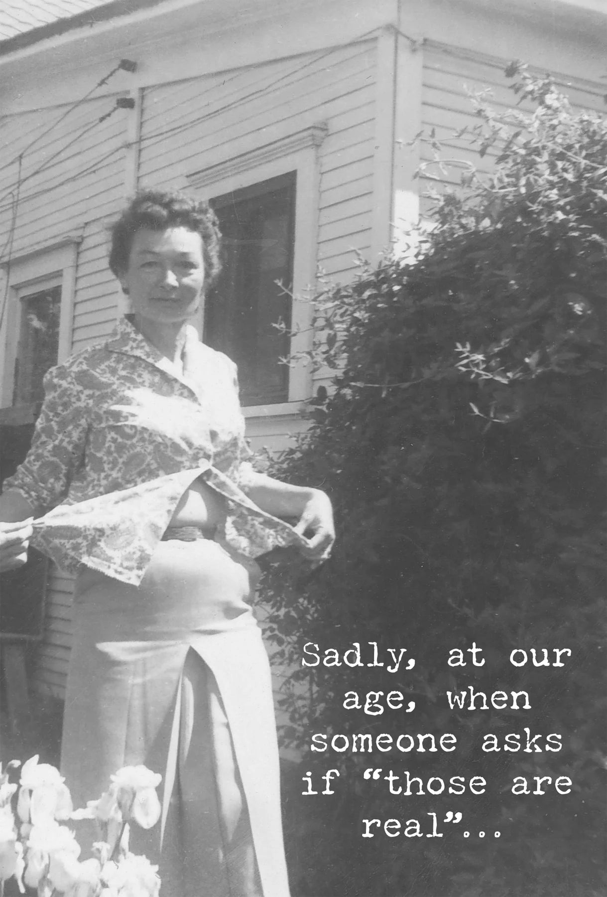 Are Those Real? Greeting Card