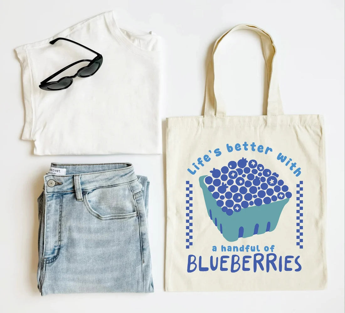 Life is Better Canvas Tote Bag