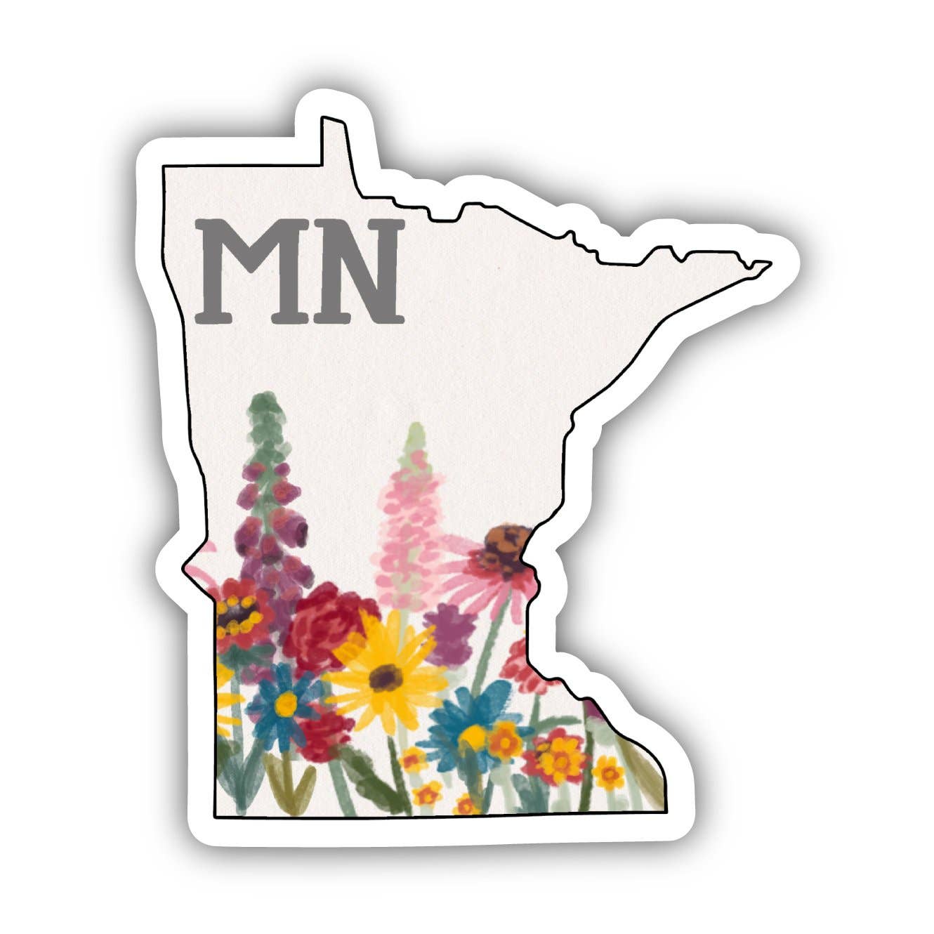 Minnesota Wildflower Sticker