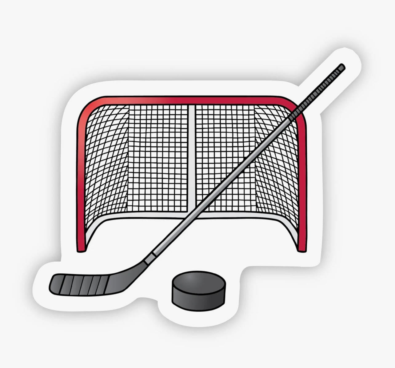 Hockey Vinyl Sticker