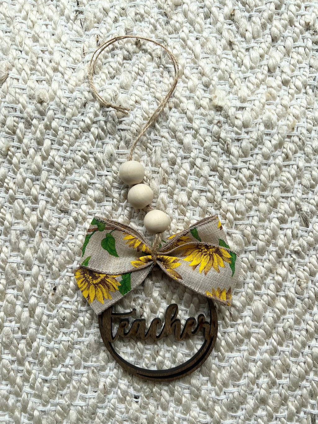 Teacher Car Charm