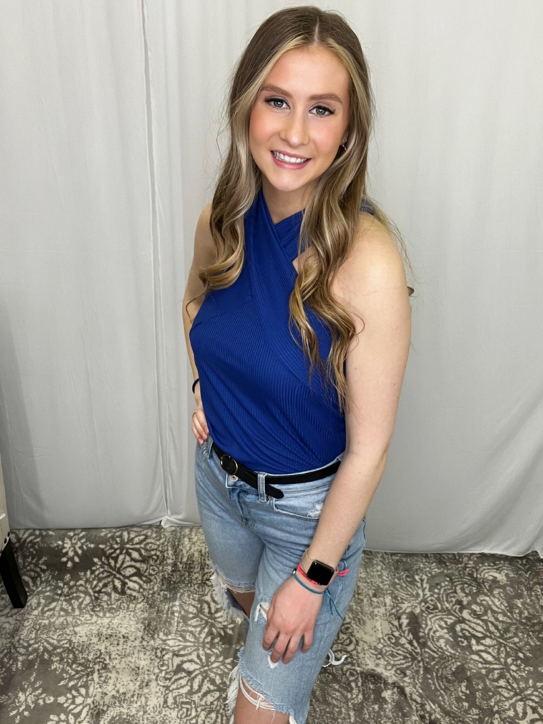 Ribbed Halter Top