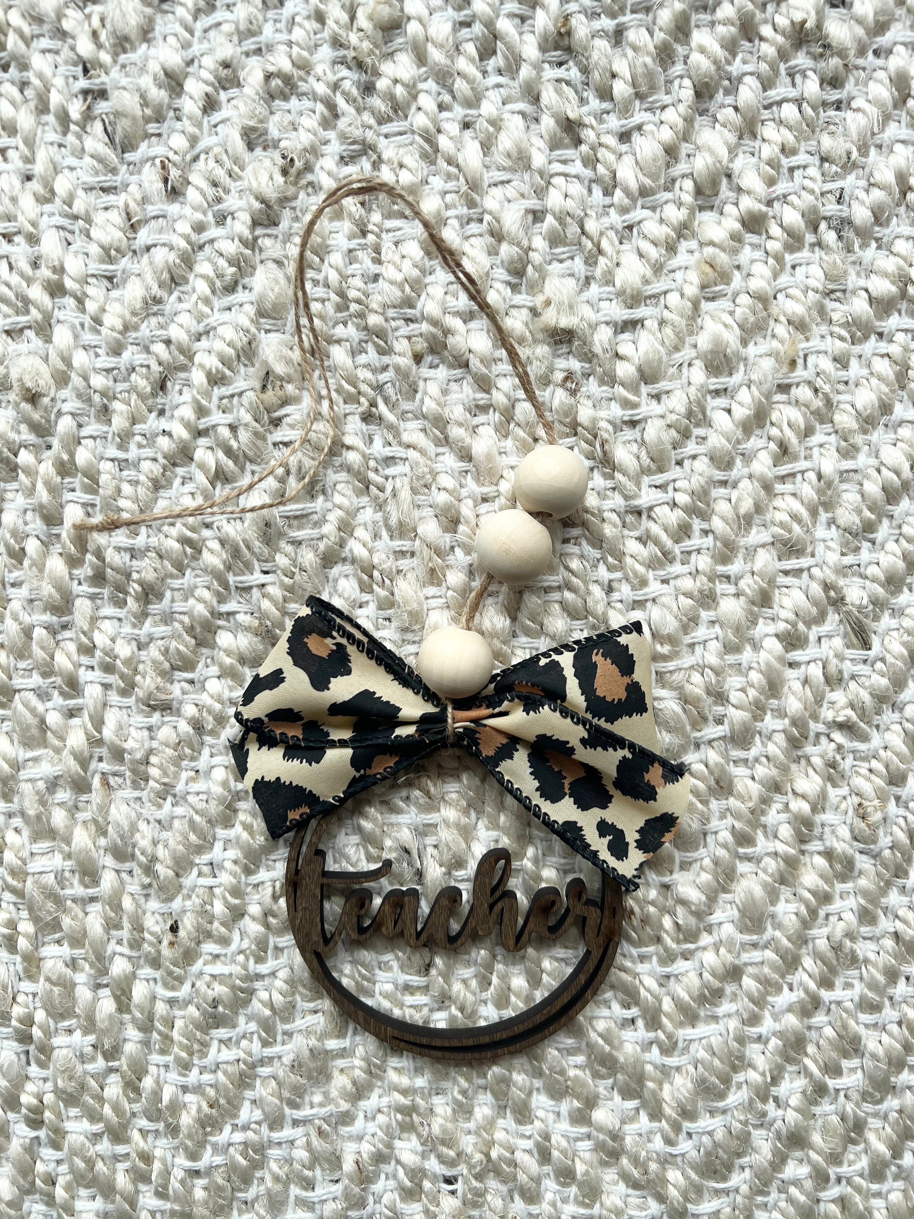Teacher Car Charm