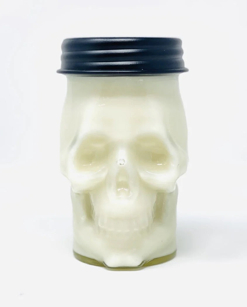 Witches Brew Skull Candle